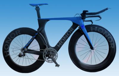 Chine Cadre aérodynamique d'essai de vélo du vélo Di2 TTT de temps de carbone pour 700c Wheelset à vendre