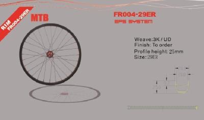 Китай скорлуповидный велосипед Wheelset углерода 29er, углерод MTB Wheelset клинчера эпицентра деятельности Novatec D711 продается