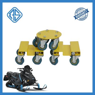 China 1500 LBS Capacity 8 Inch V Sled Dolly Set Boost Snowmobile Casters Wheels for sale