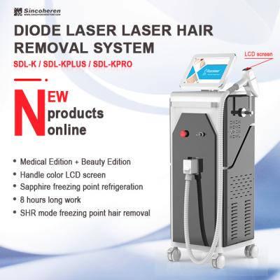 China OEM Lady 808nm Laser Hair Removal Machine With Cooling 5-400ms for sale