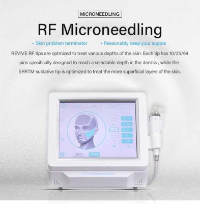 China Portable Fractional RF Microneedling Machine For Acne Scars / Skin Rejuvenation for sale