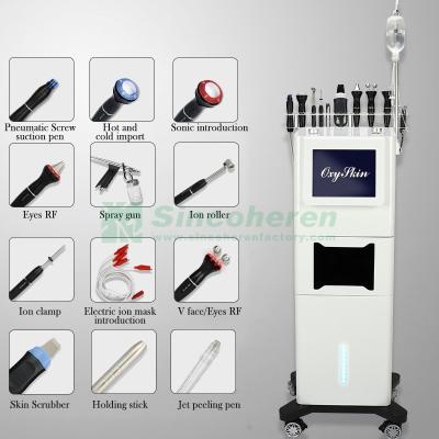 China 1.1MHz 30L Oxygen Spray Facial Machine , Diamond Peeling Microdermabrasion Machine for sale