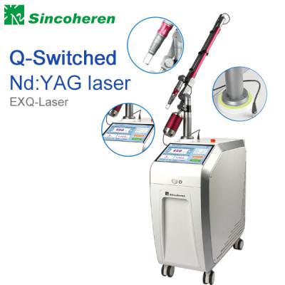 China 1200VA Medical Q Switch Laser Machine , ND YAG Laser Tattoo Removal Equipment for sale