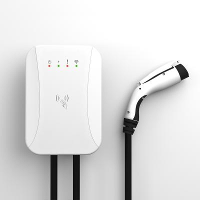China 7KW 32A Smart Electric Car Charger Station NB Certificate for sale