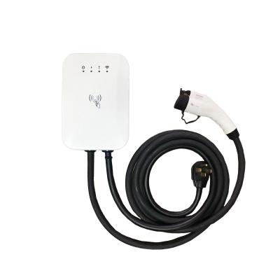 China 22kw 7kw Electric Car Charger 32A OCPP 1.6J Ac Wall Box Charger for sale