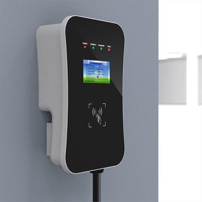 China Christmas TYPE2 Public EV Charging Station AC 32A Ev Charger 7kw for sale