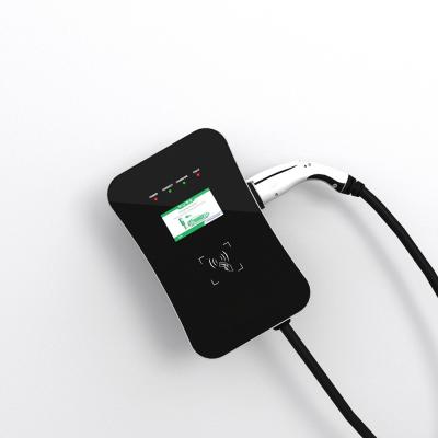 China Electric Car Charging 1 Phase 16a Wall Box Ev Charger With Phone App for sale