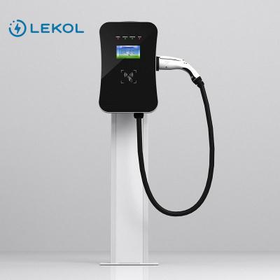 China 22kw Wall Mounted AC EV Charger Wallbox Car Home Charging Station Type 2 Plug for sale
