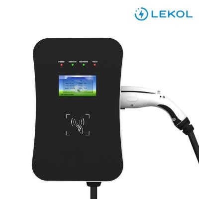 China 7kw Level 2 Fast Wall Mounted EV Charger Station EV Wall Charger for sale