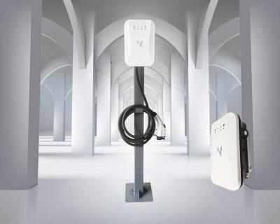 China Home RFID AC 7kw Charging Point With Led Screen EV Charging Station for sale
