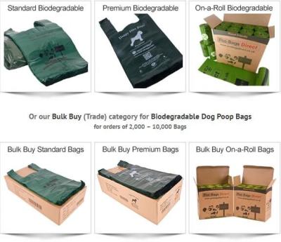 China customized flushable toilet compostable plastic dog poop bag / balloon dog, Compostable Packing Bag, Compostable biodegr for sale