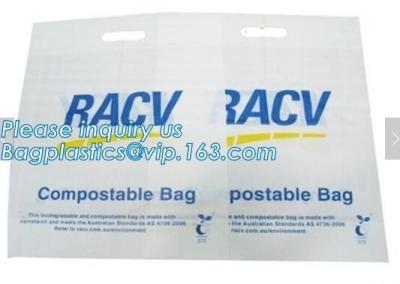 China corn starch shopping bags, bio shopper, Caddy Liner Compostable Biodegradable Food Waste Bags, Trash Can Liner for sale