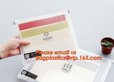 China custom clear transpaent PE zipper file folder bag , PE Zip files wallet wholesale, PVC Polyvinyl Plastic Document bag for sale