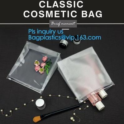 China plastic A4 file bag document bag, children traveling EVA bag, resealable slider clothes packing, slider zip lock with ho for sale