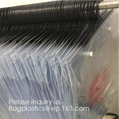 China Poly Clear Plastic Hanger Covers Dry Cleaning Bags On Roll For Shirt,Hanger hook plastic bags zipper bag manufacturers for sale