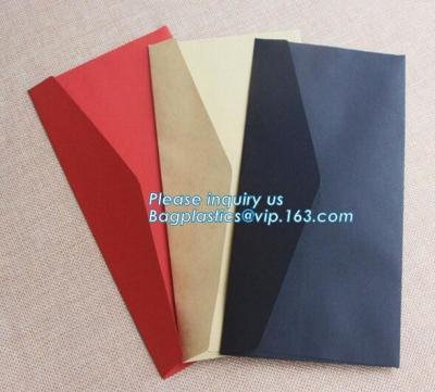 China Wholesale custom 4X6 greeting cards 100 pack V flap brown kraft paper A6 envelopes,private label brown kraft paper envel for sale