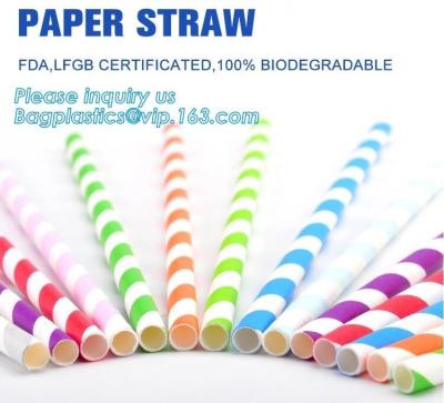 China biodegradable paper drinking straw, paper for paper straw, disposable paper straw,Bendy Flexible Paper Straws For Drinki for sale