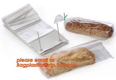 China Bakery use FDA approved food grade custom logo clear 30microns wicketted pe bags for bread,micro-perforated plastic bag for sale