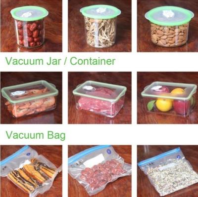 China VACUUM JAR, VACUUM CONTAINER, channel vacuum pouch food storage bag, Safety food grade vacuum storage bag, home used vac for sale