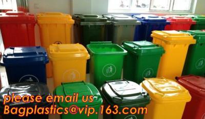 China garden rubbish barrel, Wheeled Trash Can Outdoor new design waste bin, punching dustbin, recycle trash storage bin for sale