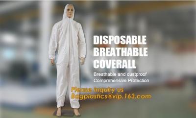 China disposable breathable coverall,China Supplier for Disposable Non Woven Coverall Suit,disposable wholesale waterproof cov for sale