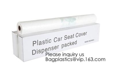 China Automotive Interior Protection Seat-Mate Roll of 200 Disposable Plastic Seat Cover,Automotive Interior Protection, bagea for sale