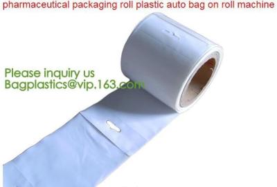 China Clear LLDPE Easy Tearing Line Pre-Opened In Roll Bag,Factory Custom Autobag Preopened Polybag On A Roll for sale