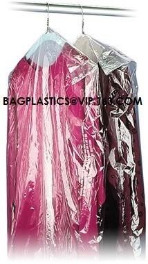 China Garment Cover, Clear Poly Dry Cleaning Bags, disposable garment bags, Custom Poly Bags for sale