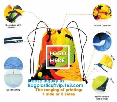 China Custom Gift Promotional 210D 420D Polyester 190T Nylon Small Drawstring Bag,Promotional Heavy Duty 190T Nylon Polyester for sale
