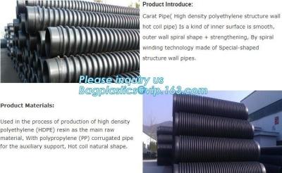 China CARAT PIPE, hdpe ldpe pipe,wall pipe,water supply pipe,Steel mesh skeleton plastic composite pipe,Gas pipeline, Water su for sale