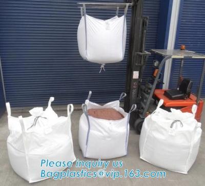 China 2000KG Large Capacity PP Woven Big Bags,PP Woven Bulk jumbo Bag used pp jumbo bags supplier PP big white used scrap mixe for sale