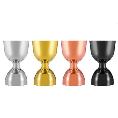 China Custom Color 304 Stainless Steel Jigger For Bartending Party for sale