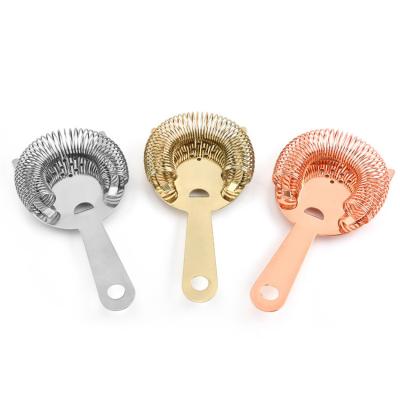 China 304 Stainless Steel Bar Cocktail Strainers Multifunctional Bartender Tools for sale