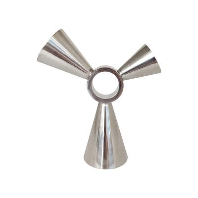 China Stainless Steel Bar Tools Tricephalic Shape Cocktail Jigger For Bartending for sale