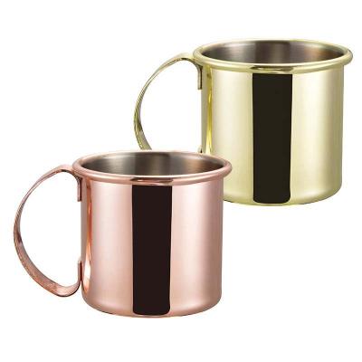 China 450ml Copper Moscow Mule Mugs Stainless Steel Coffee Tea Mug for sale