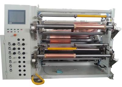 China Máquina de alta velocidad de Rewinder de la cortadora de la impulsión serva de 15 micrones en venta