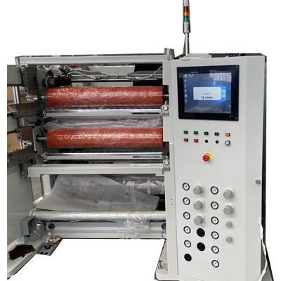 China 60hz Automatic Paper Slitting Rewinder Machine 500mm 380v 50um for sale