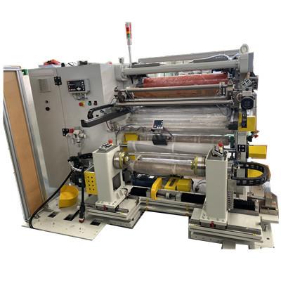 China 120mm slitting rewinder machine 50um roll slitting machine winder rewinder machine for sale