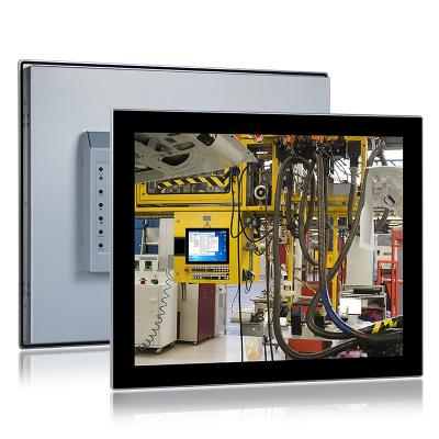 China 17inch Capacitive Touch Monitor Industrial With Display Brightness 400 24VDC for sale