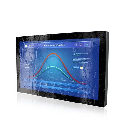China Outdoor Industrial Touch Panel Computer , Multi Touch Hmi Panel Mount Pc for sale