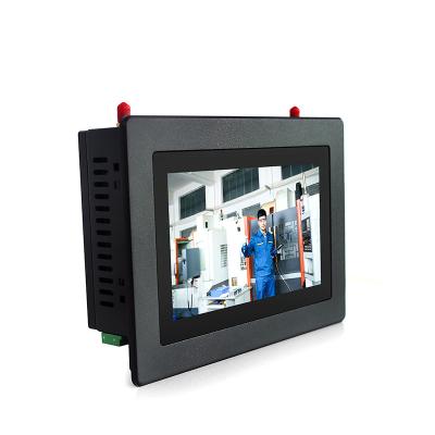 China 7 Inch Mini Industrial Touch Panel PC Embedded Mounting IP65 Front HMI for sale