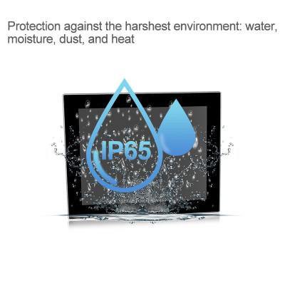 China Equipment Control 12″ TFT LED I5 Waterproof Panel Pc , Dual Core Industrial Grade Pc for sale