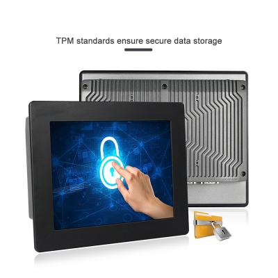 China 800x600 TPM2.0 Industrial Touch Panel PC Windows J1900 10 Inch GPIO Port for sale