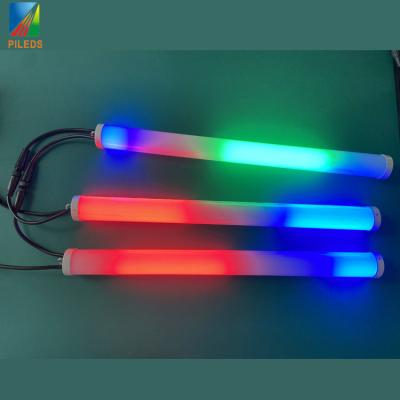 중국 야외 1m 픽셀 튜브 라이트 24V 3D 프로그램 가능한 RGB RGBW 이벤트 파티 판매용