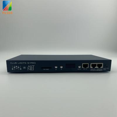 China Controller DMX LED de 12 puertos con control sin conexión de tarjeta SD en venta