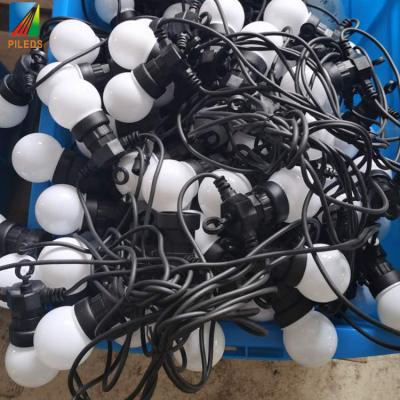 Chine Lampe à cordes sphériques à LED, lumières de corde de Noël à la lumière du jour à vendre