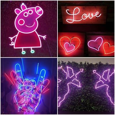 China 6x12mm IP65 LED Neon Strip , 12V Silicone Flexible LED Neon Tube For Christmas Decoration for sale