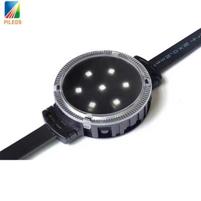 China DMX 512 LED Pixel Dots Light Black Shell para construção exterior à venda