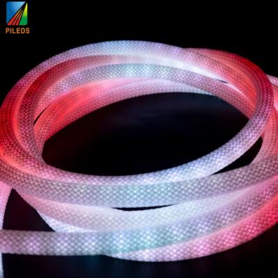 Chine L'angle de 360 degrés de la bande de néon LED Matériau flexible Ws2811 Dmx512 Pixel néon à vendre