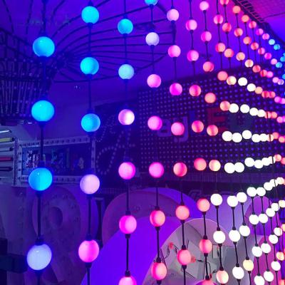 Κίνα Εξωτερικό μοτίβο LED Point Light, σχήμα μπάλας Χριστουγεννιάτικα φώτα 3D φωτεινό 50MM προς πώληση